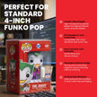 EVORETRO PREMIUM Funko Pop Plastic Protector for 4 Inch 0.50MM
