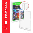 EVORETRO Acrylic Video Game Box Protector for Sony PS3 PS4, Blu-Ray, XBOX1 - Pack of 2