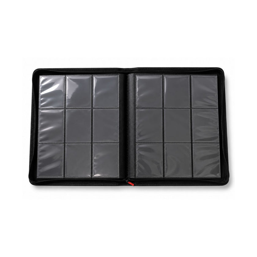EVORETRO 9-Pocket Zip-Up Trading Card Zipper Binder for 360 cards