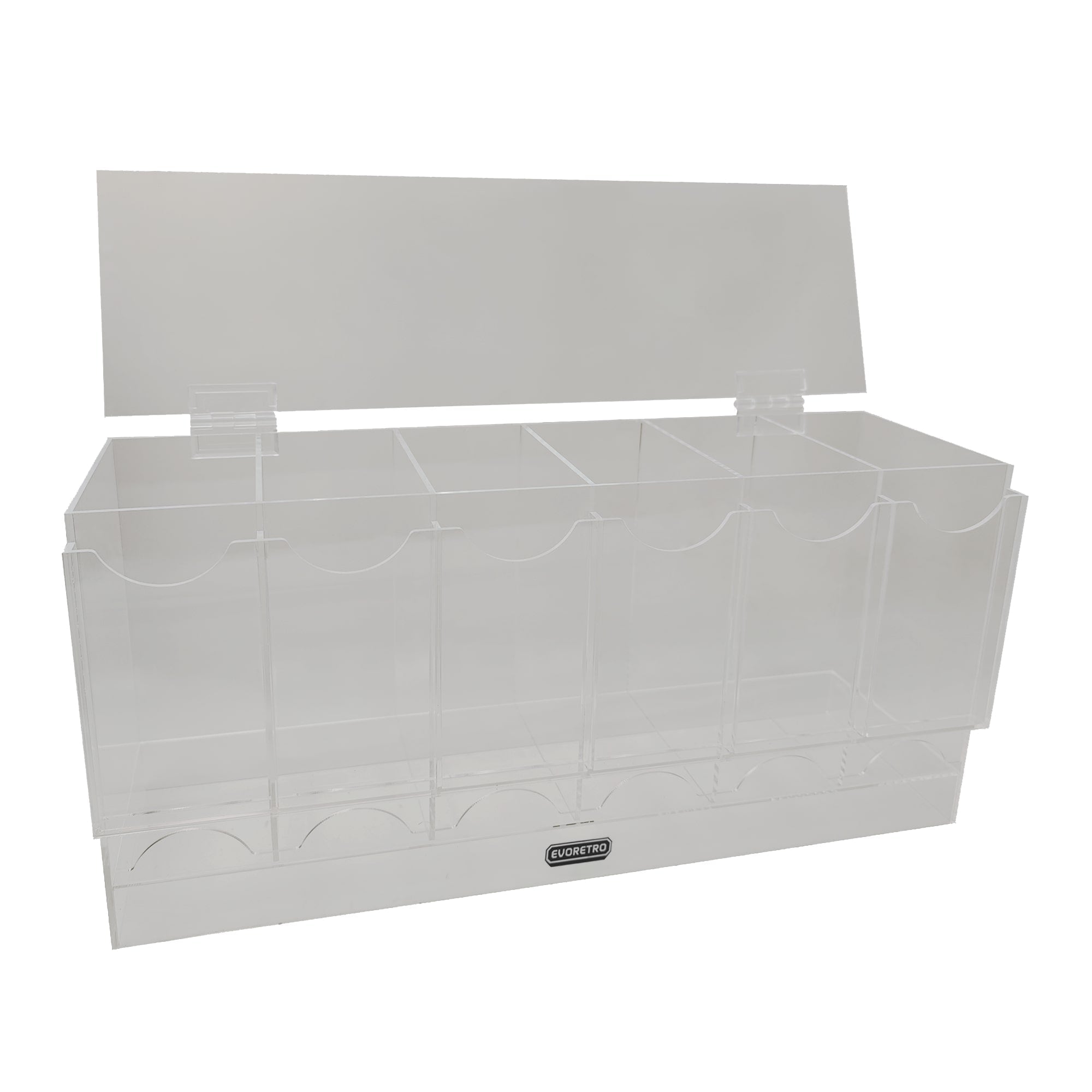 EVORETRO Acrylic Display Stand for Booster  DispenserPacks – Retail Counter Unit with Top Shelf