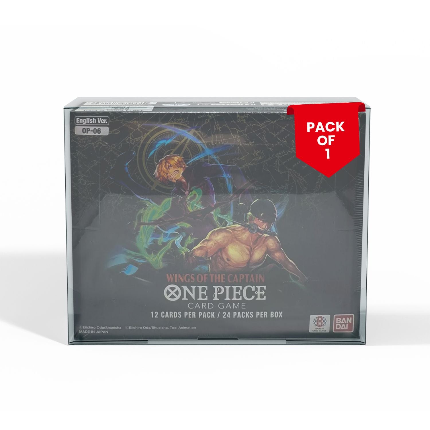 One Piece Booster Box EVORETRO PET Protectors (English, OPP 4-6, 0.40mm)