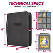 EVORETRO Top Loader Binder 3x3 216 Card holder