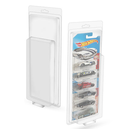5 Cars Mainline Hot Wheels EVORETRO Blisters Protectors