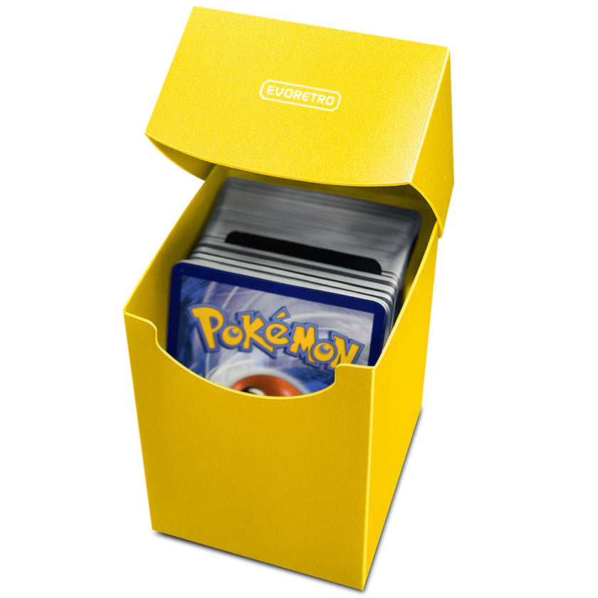 EVORETRO Plastic Deck Box fit 100 card good for Commander