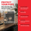 Funko Pop Album Pop EVORETRO PET Protector  0.35MM - Pack of 10
