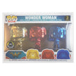 Funko Pop 2 Single Pop Wonderwoman EVORETRO PET Protector 0.35MM