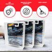 EVORETRO Acrylic Protector Case for Hot Wheels Premium, Pack of 2