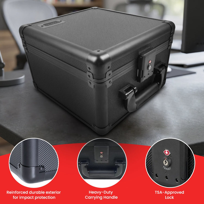 EVORETRO Graded Card Storage Box, TSA Lock