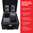 EVORETRO Graded Card Storage Box, TSA Lock