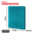 EVORETRO 9-Pocket Zip-Up Trading Card Zipper Binder for 360 cards
