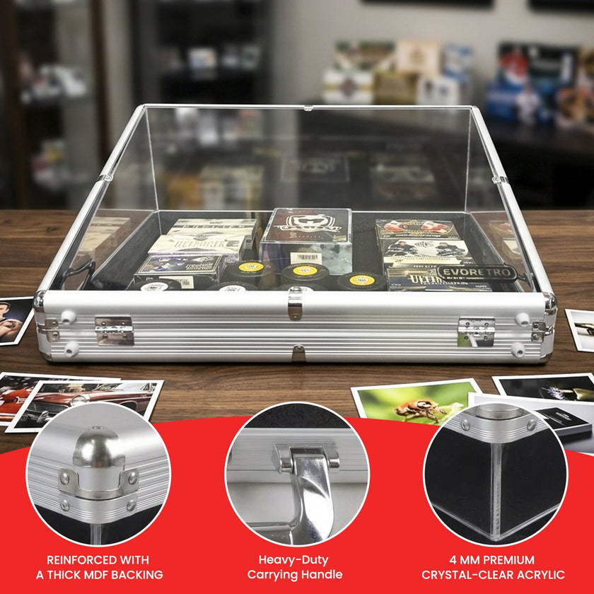 EVORETRO Acrylic Clear Top Display Vendor Trade Show showcase
