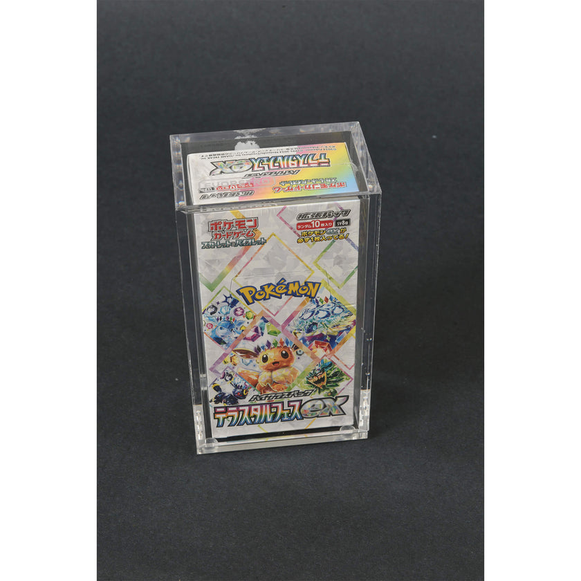 Japanese Small Booster Box EVORETRO Acrylic Case Magnetic Display