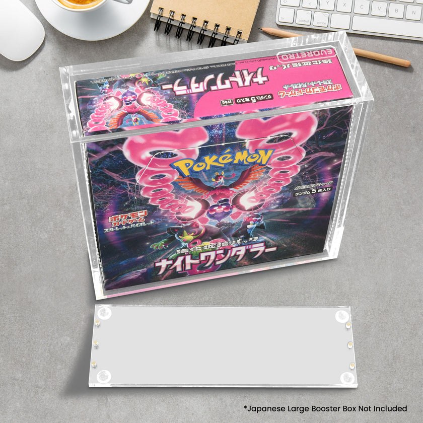 Japanese Large Booster Box EVORETRO Acrylic Case Magnetic Display
