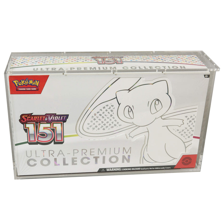 EVORETRO Acrylic Case Display for Pokemon 151 Scarlet Mega Charizard EX & Violet Ultra-Premium Collection Box