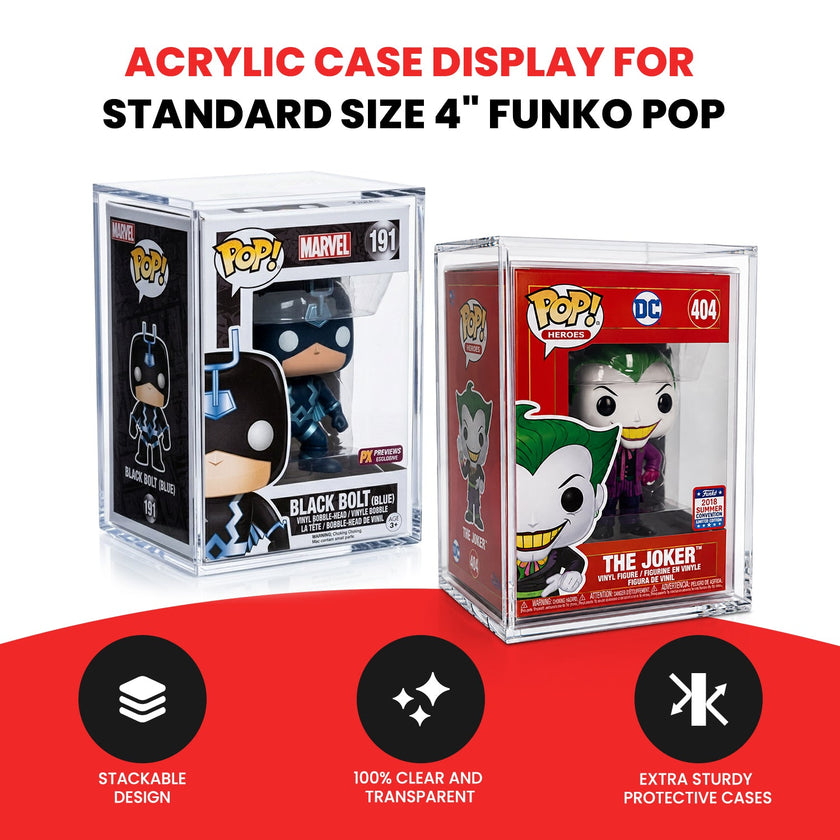 EVORETRO Acrylic Case Display for Standard size 4