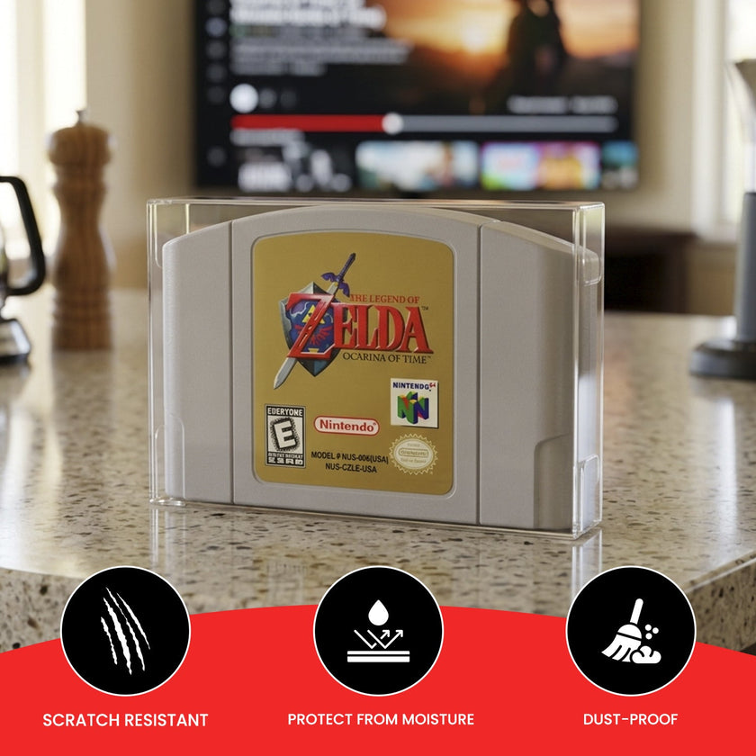 Nintendo 64 (Cartridge) EVORETRO PET Protectors - Pack of 25