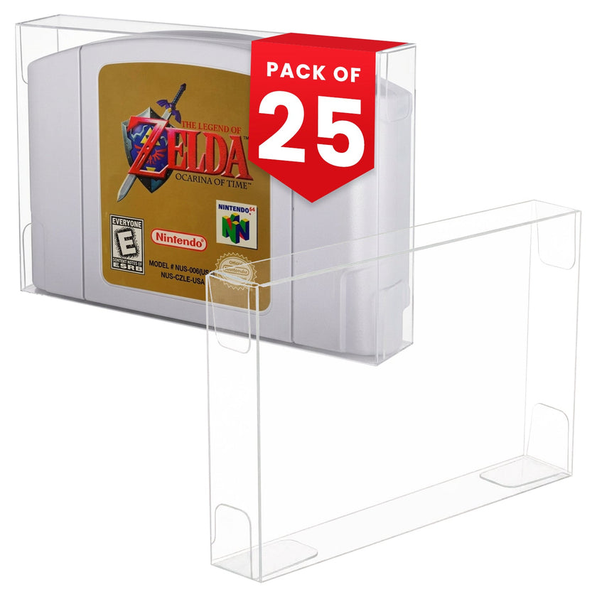 Nintendo 64 (Cartridge) EVORETRO PET Protectors - Pack of 25
