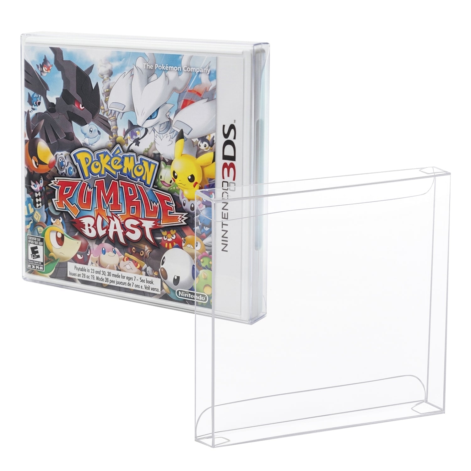 Nintendo 3DS (NTSC) - EVORETRO PET Protectors - Pack of 25