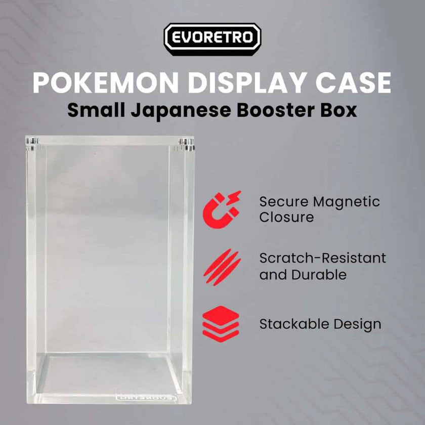 EVORETRO Acrylic Case Magnetic Display Japanese Small Booster Box