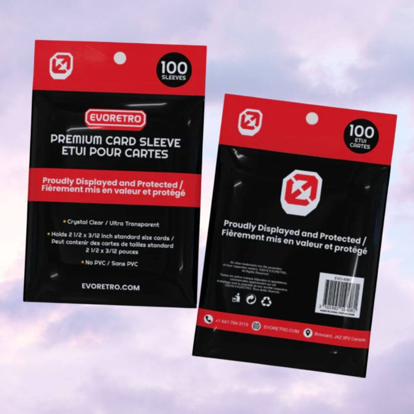 EVORETRO Card Sleeves for Pokemon or Sport Card Penny Sleeves