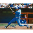 Ernie Whitt Autographed Toronto Blue Jays Swinging 8x10 Photo