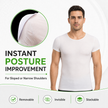 Men's Invisible Shoulder Pad Fake Chest T-Shirt – Removable Muscle Pad (S–XL)