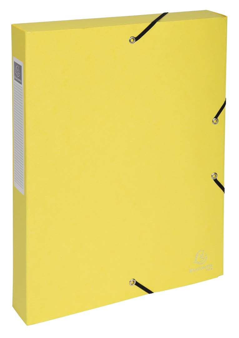 EXACOMPTA - BOX FILE A4 40MM 0.7MM AQUAREL ASS. - ASSORTED COLOURS