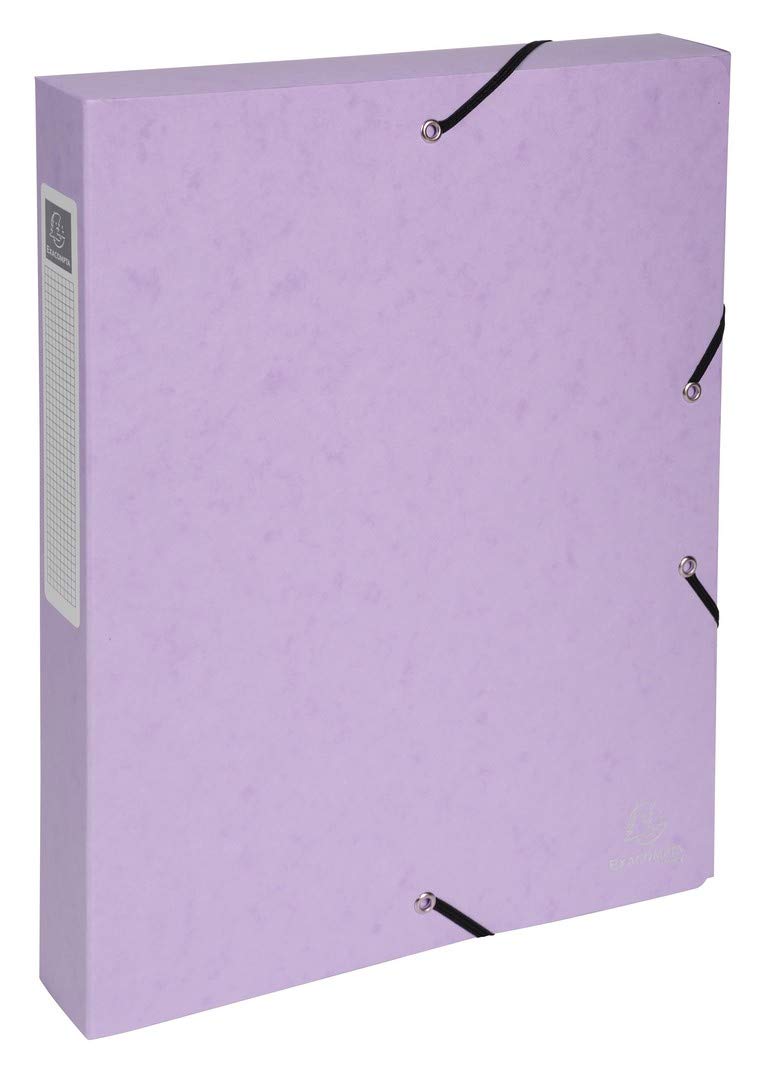 EXACOMPTA - BOX FILE A4 40MM 0.7MM AQUAREL ASS. - ASSORTED COLOURS