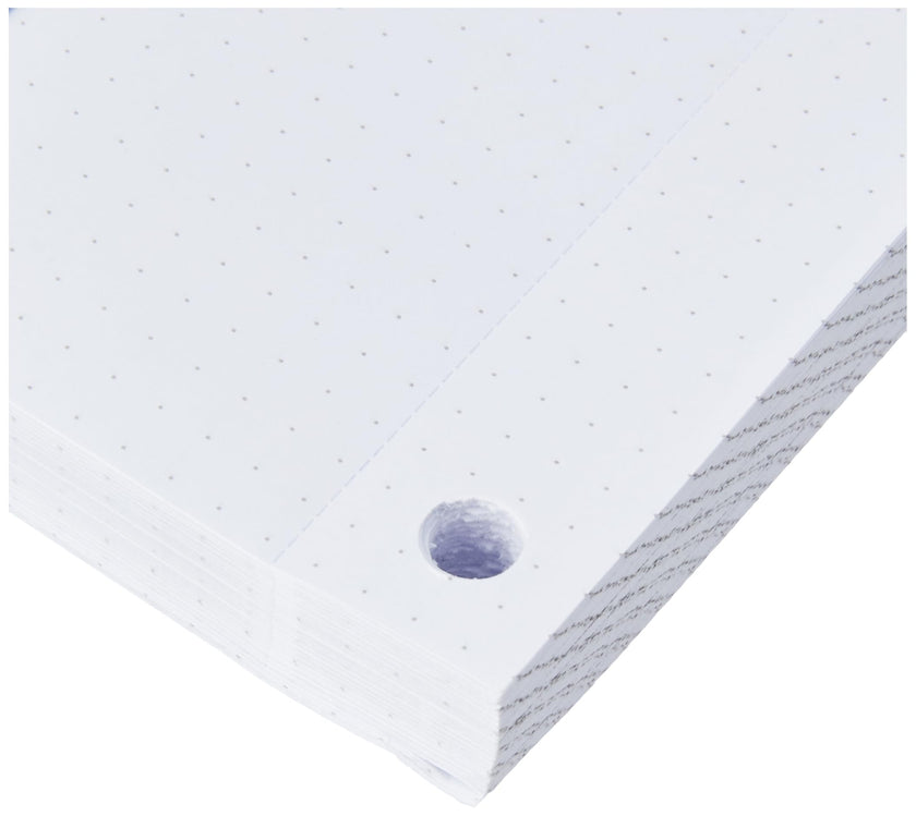 EXACOMPTA - FAF REFILL NO.2 16X10CM 170 SHEETS, DOTS - WHITE