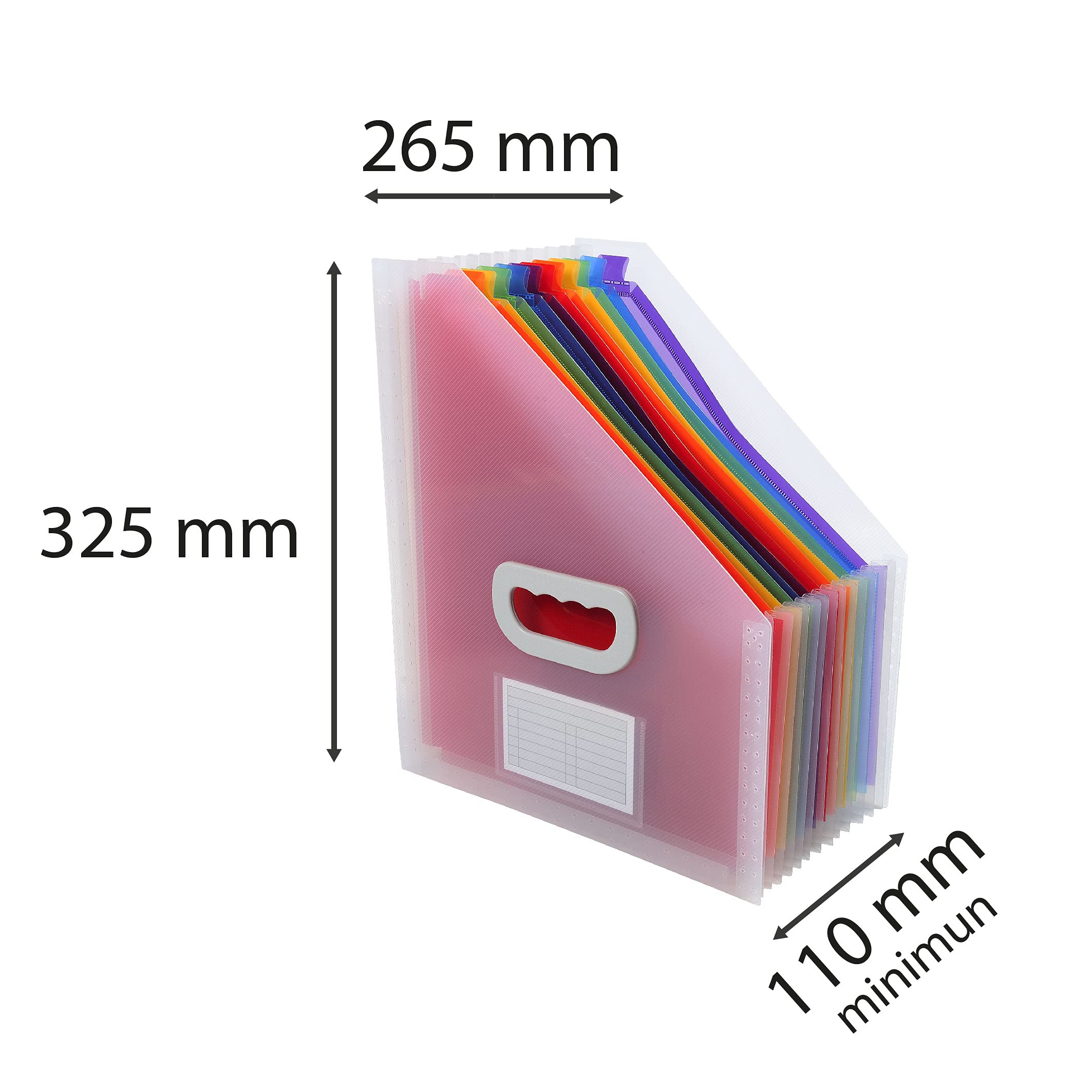 EXACOMPTA - DOSSIER CRYSTAL EXPAND FIL 26.5X32.5CM 12P - CRYSTAL