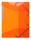 EXACOMPTA - IDERAMA ELASTICATED FOLDER (3-FLAP) PP, A4 - ASSORTED COLOURS