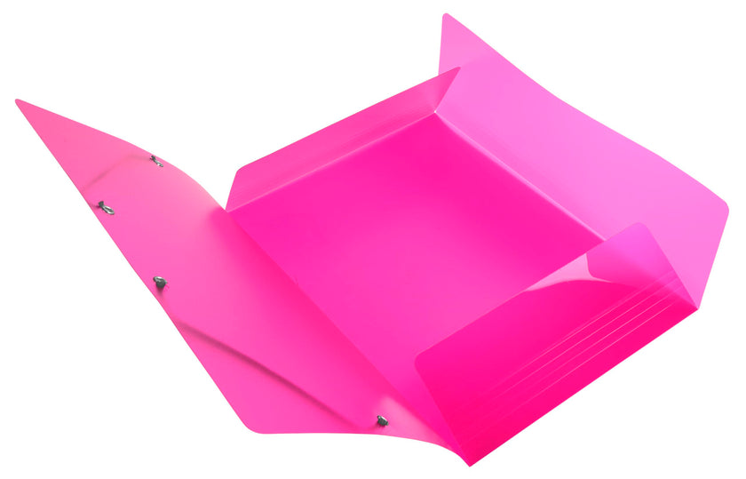 EXACOMPTA - IDERAMA ELASTICATED FOLDER (3-FLAP) PP, A4 - ASSORTED COLOURS