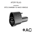 J1772 Charger To NACS Vehicle | AC | UL2252/CSA-C22.2 Certified | The Atom Plug