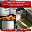 T-FAL 4.2L Digital Stainless Steel Prestige Air Fryer - Blemished package with full warranty - EY403D50