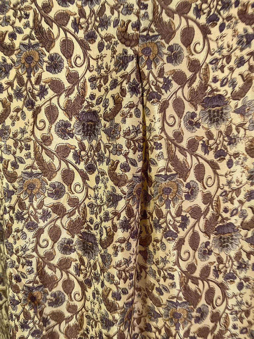 PRC6067 Avatar Pure Silk Self Pocket Tunic Dress
