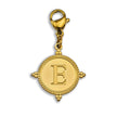 Gold Ornate Alphabet Letter Charms (A–Z) for Necklaces & Bracelets