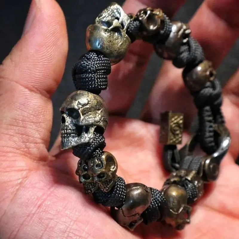 Easter Halloween Parachute Cord Hand-woven Gothic Retro Bracelet
