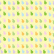 Easter Colorful Rabbits Adhesive Vinyl