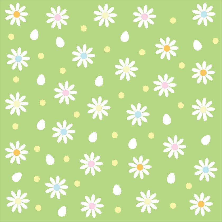 Easter Flowers Adhesive Vinyl