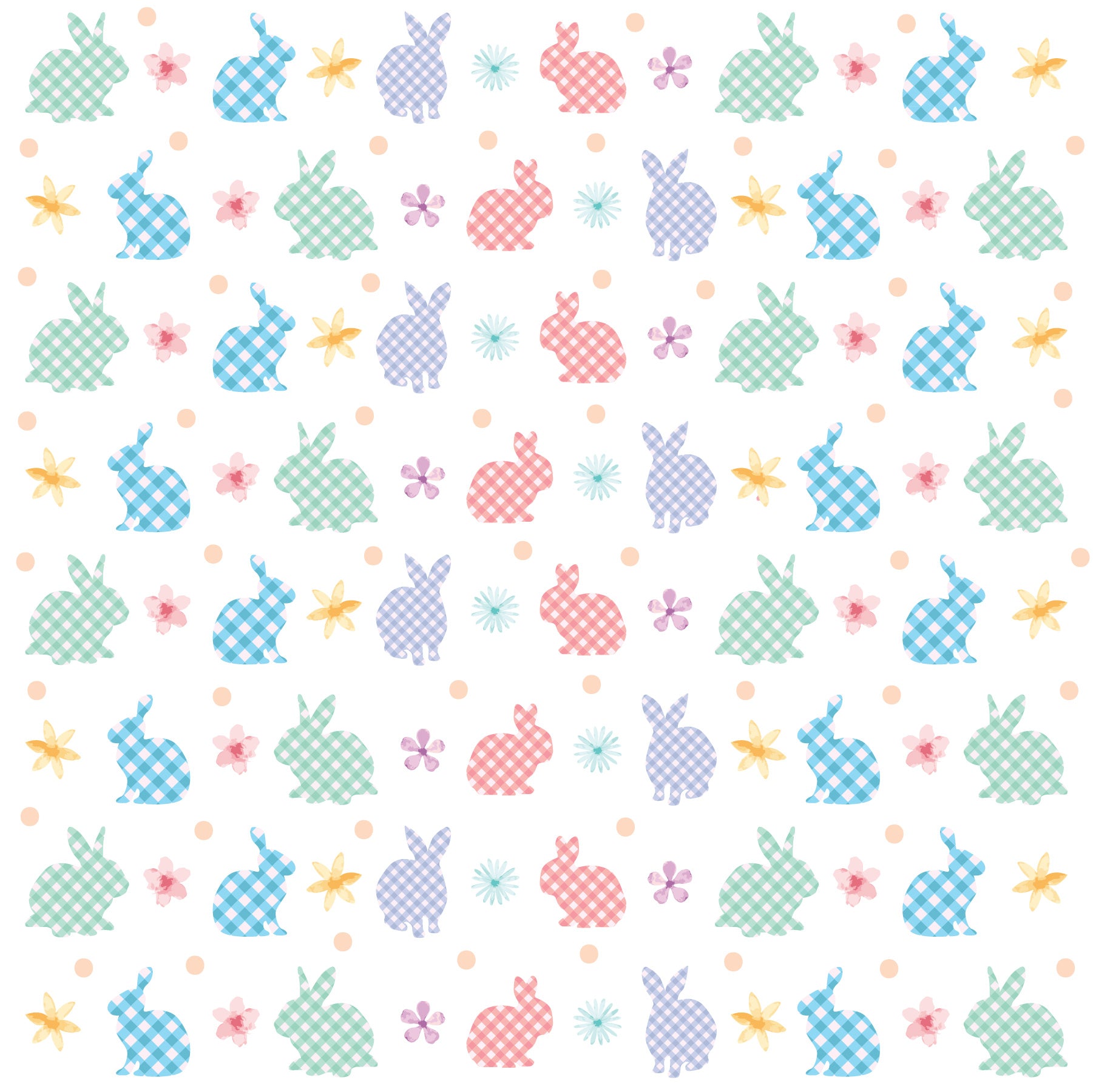 Craft HTV Easter Plaid Rabbits