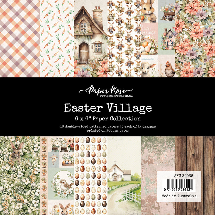 Easter Village 6 x 6 Paper Collection 34038