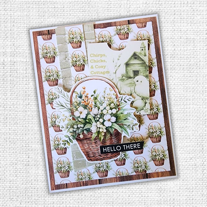 Easter Village Papercuts Cardmaking Kit 34131