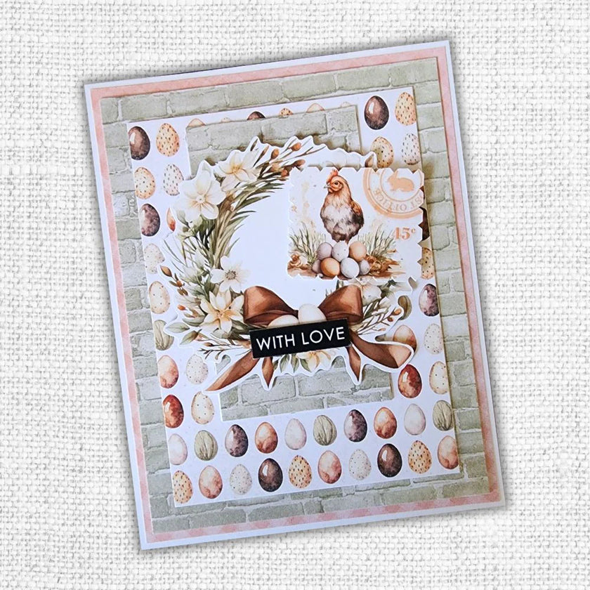 Easter Village Papercuts Cardmaking Kit 34131