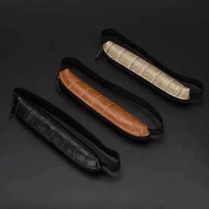 Easy To Carry PU Leather Office Pencil Case