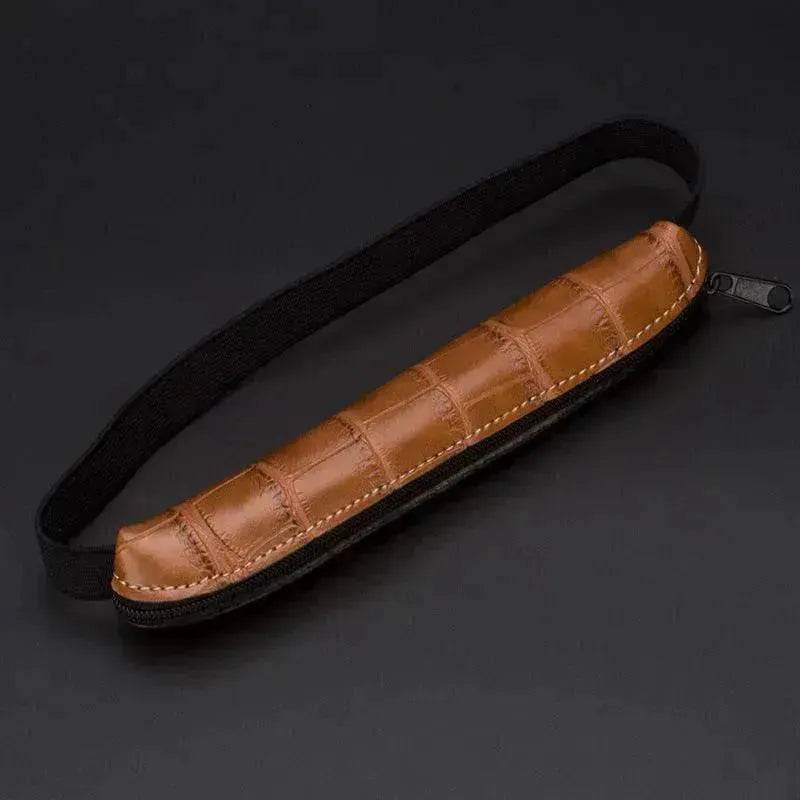 Easy To Carry PU Leather Office Pencil Case