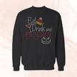 Eat Drink and Be Scary Rhinestone Shirt – Halloween Sparkle Bling Tee | Blingdazzel