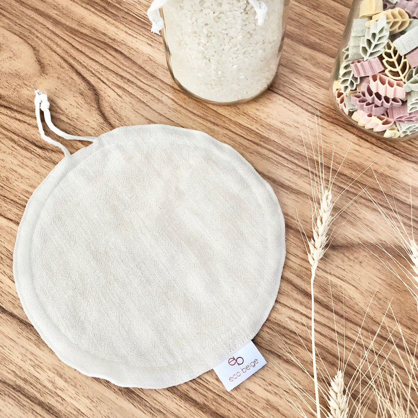 Linen Jar and Bowl Cover