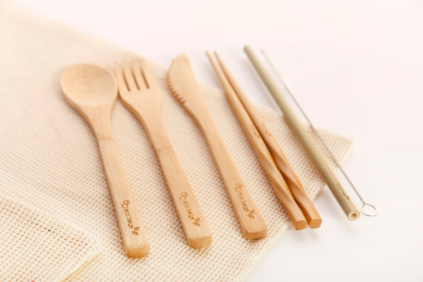 Natural Bamboo Cutlery Set