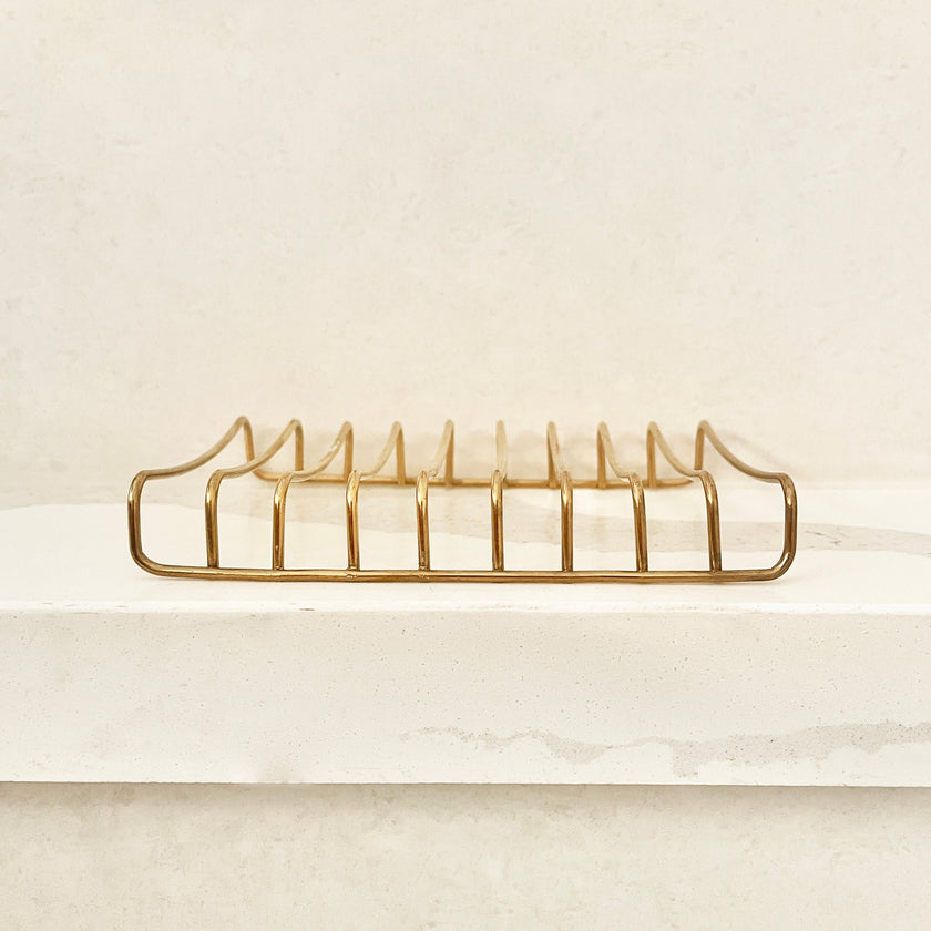 Gold Metal Soap Tray