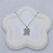 Eco-friendly Zinc Alloy Die Casting Puppy Pendant Necklace